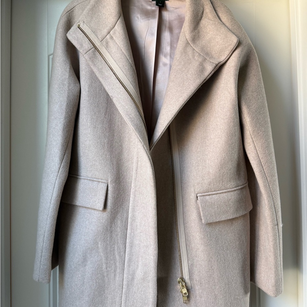 J. Crew Light Tan Trench Coat